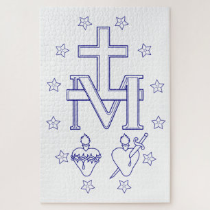 Medaille van Onze Lieve Vrouw van Genade Mirakel K Legpuzzel
