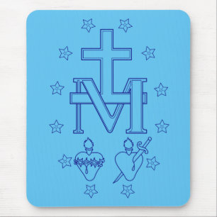 Medaille van Onze Lieve Vrouw van Genade Mirakel K Muismat