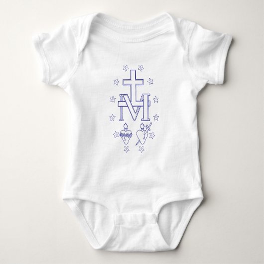 Medaille van Onze Lieve Vrouw van Genade Mirakel K Romper (Voorkant)