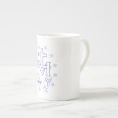 Medaille van Onze Lieve Vrouw van Genade Porselein Kop (Voorkant rechts)