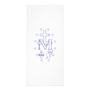 Medaille van Onze Lieve Vrouw van Genade Reclamekaart