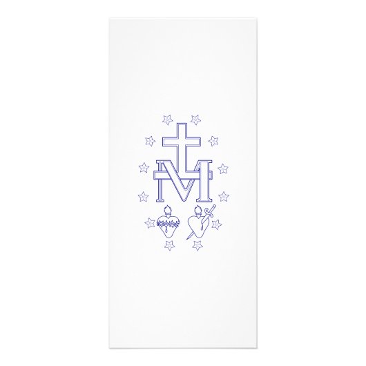 Medaille van Onze Lieve Vrouw van Genade Reclamekaart (Voorkant)