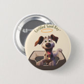 Medaille winnende 'Goede Jongen' Ronde Button 5,7 Cm (Voorkant /achterkant)