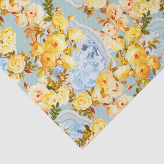 Medailles en Rozen Tissuepapier (Detail)