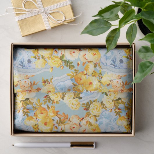 Medailles en Rozen Tissuepapier (Geschenk)