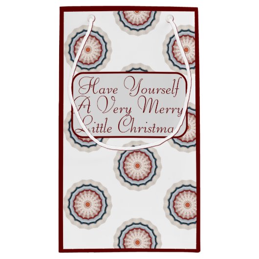  medaillon geschenktas klein cadeauzakje (Achterkant)