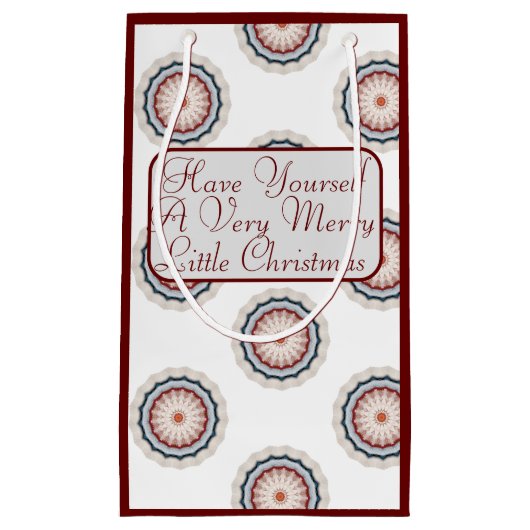 medaillon geschenktas klein cadeauzakje (Voorkant)