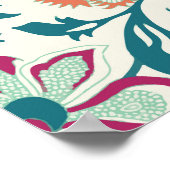 Medaillon Melange: veelkleurige Turkse stijl Poster (Hoek)