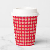Medaillon Red Paper Cup Papieren Bekers (Achterkant)
