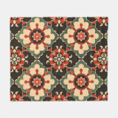 medaillonpatroon fleece deken (Voorkant (Horizontaal))