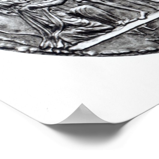 Medal geraakt door paus Julius III Poster (Hoek)