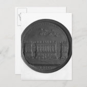 Medal met Bernini's ontwerp voor het Louvre Briefkaart (Voorkant / Achterkant)