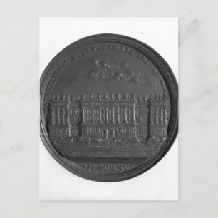 Medal met Bernini's ontwerp voor het Louvre Briefkaart