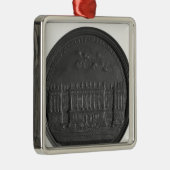 Medal met Bernini's ontwerp voor het Louvre Metalen Ornament (Rechts)