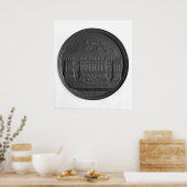 Medal met Bernini's ontwerp voor het Louvre Poster (Keuken)