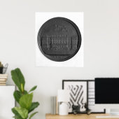 Medal met Bernini's ontwerp voor het Louvre Poster (Thuiskantoor)