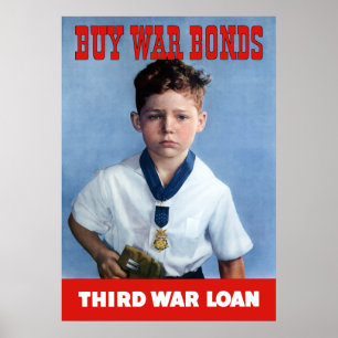 Medal of Honor Child - Koop oorlogsobligaties Poster