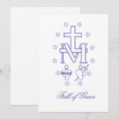 Medal of Our Lady of Graces Miraculous Medal (Voorkant / Achterkant)