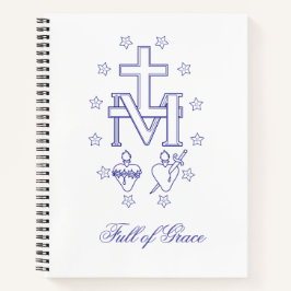 Medal of Our Lady of Graces Miraculous Medal Notitieboek