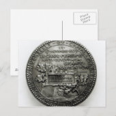 Medal ter herdenking van de opening van de Suez Briefkaart (Voorkant / Achterkant)