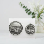 Medal ter herdenking van de opening van de Suez Briefkaart (Staand voorkant)
