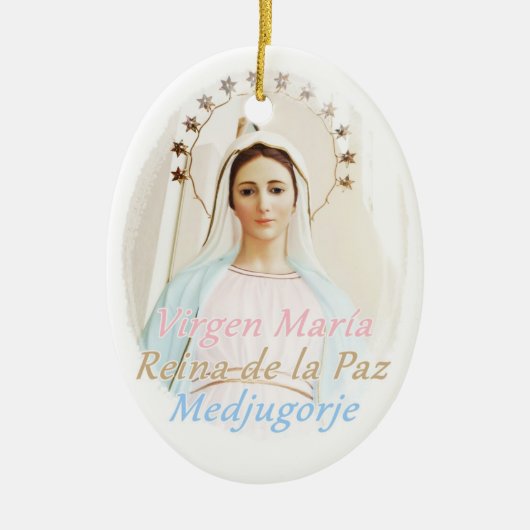 Medalla cerámica Medjugorje Keramisch Ornament (Voorkant)