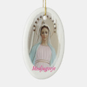 Medalla cerámica Medjugorje Keramisch Ornament (Rechts)