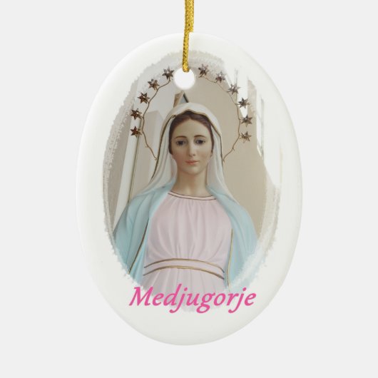 Medalla cerámica Medjugorje Keramisch Ornament (Voorkant)
