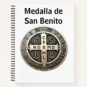 medalla de San Benito Notitieboek (Voorkant)