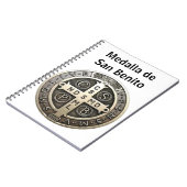 medalla de San Benito Notitieboek (Linkerzijde)