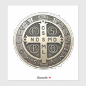 medalla de San Benito Sticker (Vel)