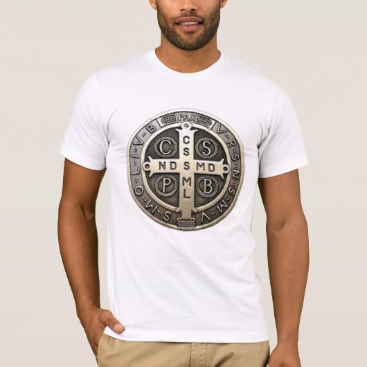 medalla de San Benito T-shirt (Voorkant)