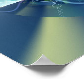 Medallion Abstracte kunst Poster (Hoek)