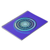 Medallion Blue Paars Green Design Spiral Notitiebo Notitieboek (Linkerzijde)
