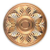 Medallion Ceramic Knob. Keramische Knop (Voorkant)