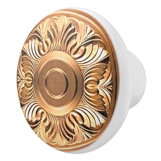 Medallion Ceramic Knob. Keramische Knop (Rechts)
