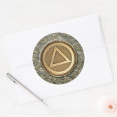 Medallion Coin Recovery Sobriety Sticker (Envelop)
