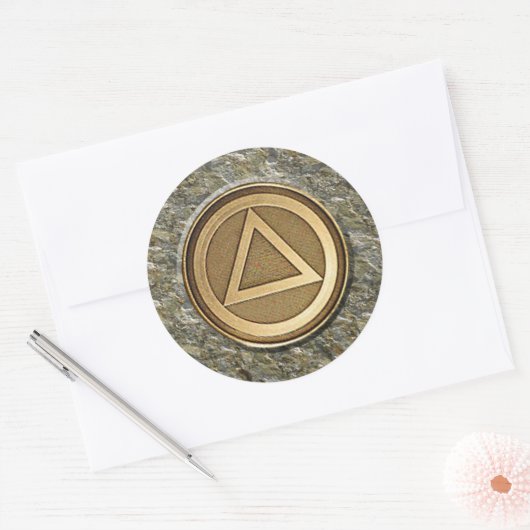 Medallion Coin Recovery Sobriety Sticker (Envelop)