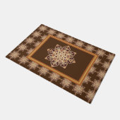 Medallion Doormat goud & bruin Deurmat (Schuin)
