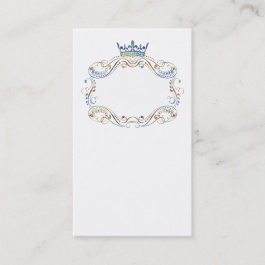 Medallion en Crown Visitekaartje (Voorkant)