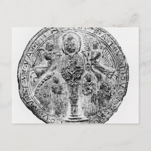Medallion gedecoreerd in de cloisonne-techniek briefkaart (Voorkant)