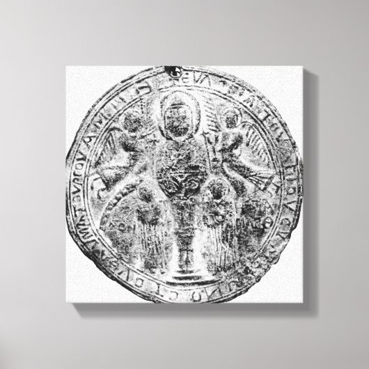 Medallion gedecoreerd in de cloisonne-techniek canvas afdruk (Voorkant)