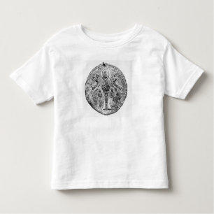 Medallion gedecoreerd in de cloisonne-techniek kinder shirts