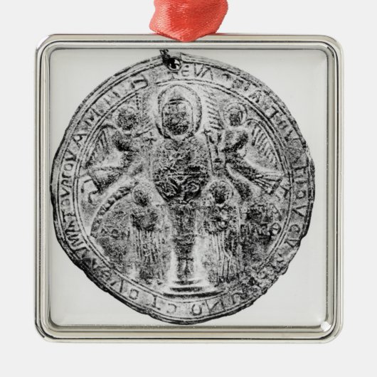 Medallion gedecoreerd in de cloisonne-techniek metalen ornament (Voorkant)