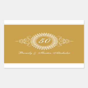 Medallion Golden Jubileum Sticker