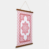 Medallion houten bekleed wandtapijt hangend wandkleed (Gebogen)