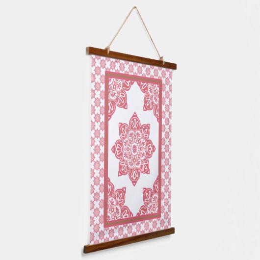 Medallion houten bekleed wandtapijt hangend wandkleed (Gebogen)