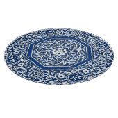 Medallion in het Perzische Tile Patroon - Blauw en Snijplank (Hoek)