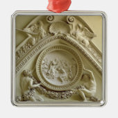 Medallion met de Baptisme van Constantine Metalen Ornament (Voorkant)