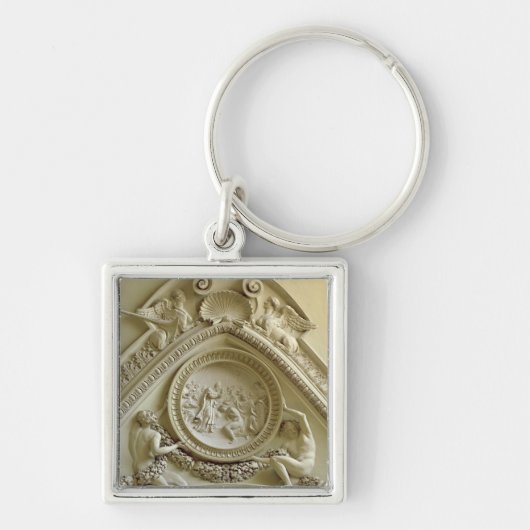 Medallion met de Baptisme van Constantine Sleutelhanger (Voorkant)